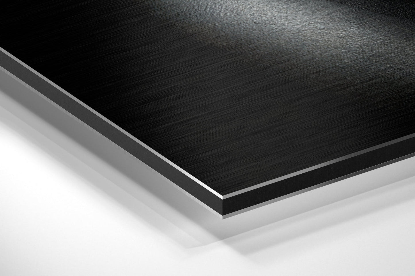Sssh Brushed Aluminium Dibond Wall Art
