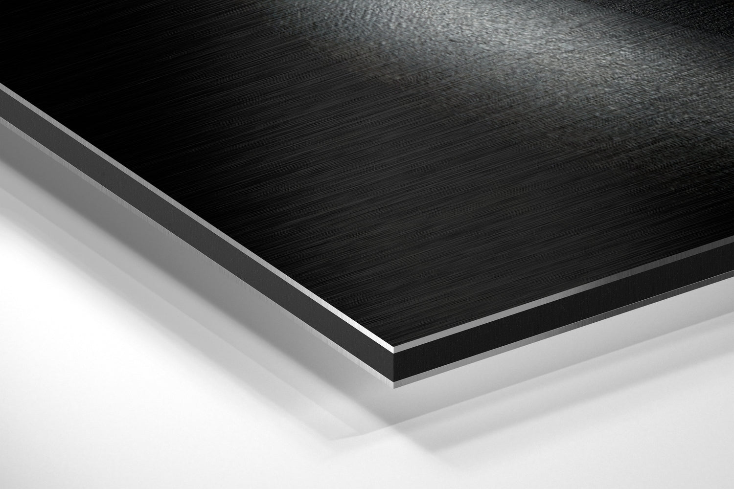 Sssh Brushed Aluminium Dibond Wall Art