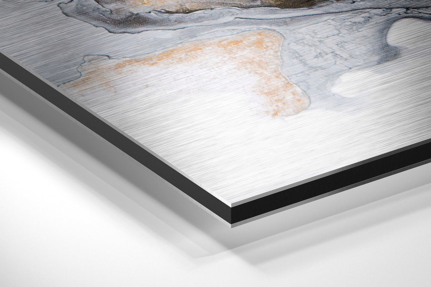 Marbleous Brushed Aluminium Dibond Wall Art