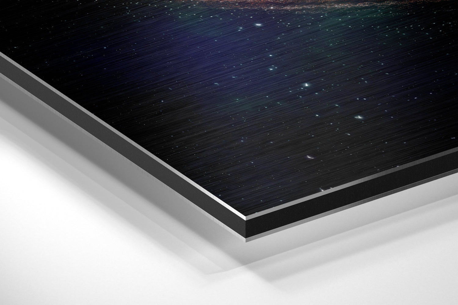 Space Brushed Aluminium Dibond Wall Art