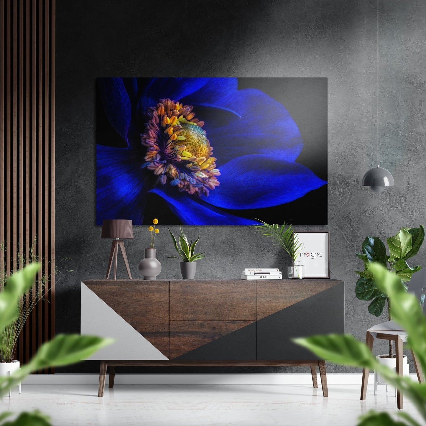 Micro Beauty Brushed Aluminium Dibond Wall Art