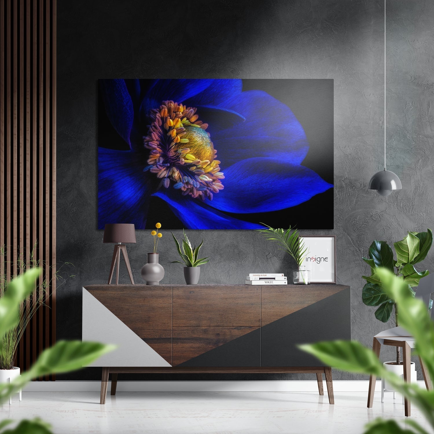 Micro Beauty Brushed Aluminium Dibond Wall Art