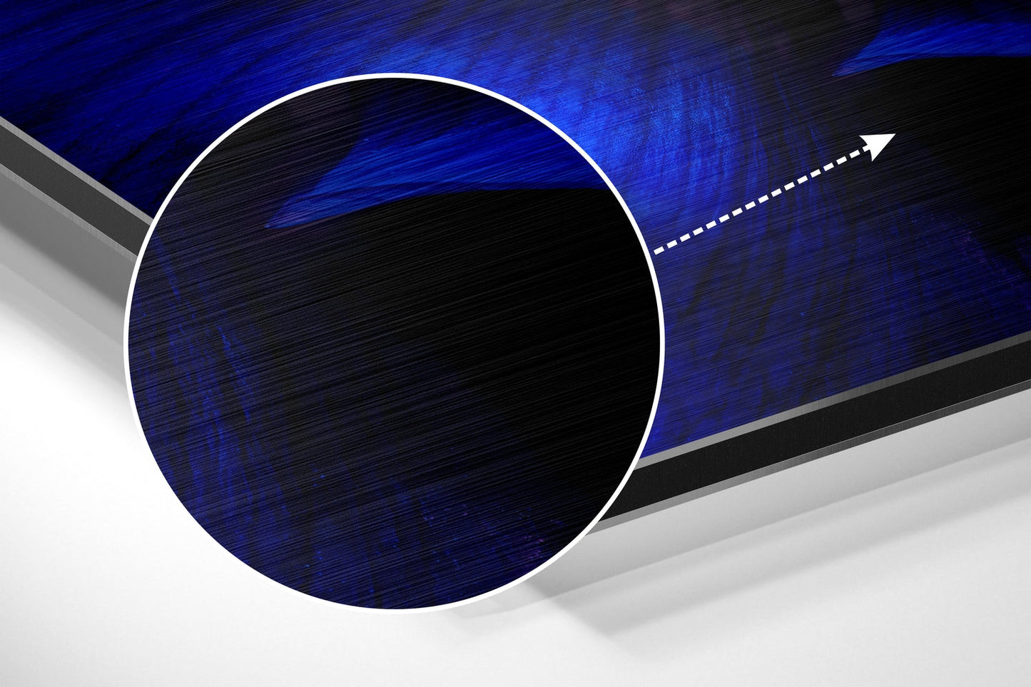 Micro Beauty Brushed Aluminium Dibond Wall Art