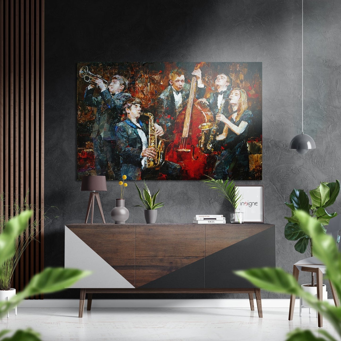 Music Brushed Aluminium Dibond Wall Art