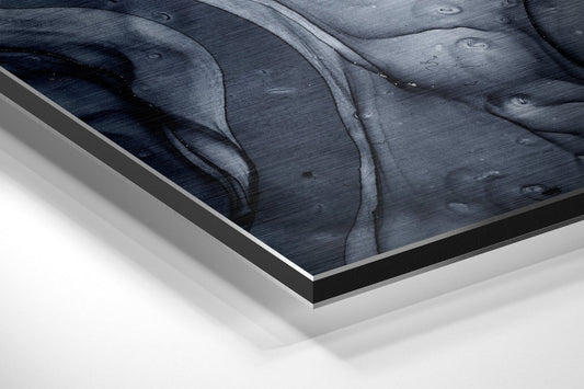Marbleous Brushed Aluminium Dibond Wall Art