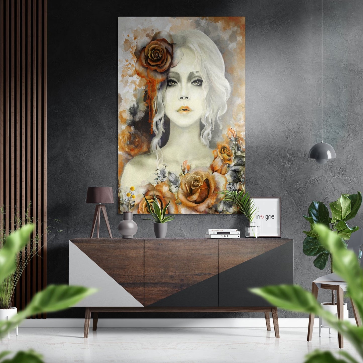Beauty Brushed Aluminium Dibond Wall Art