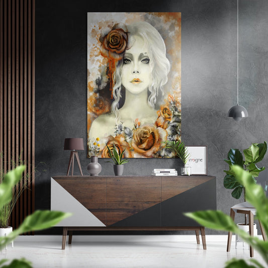 Beauty Brushed Aluminium Dibond Wall Art