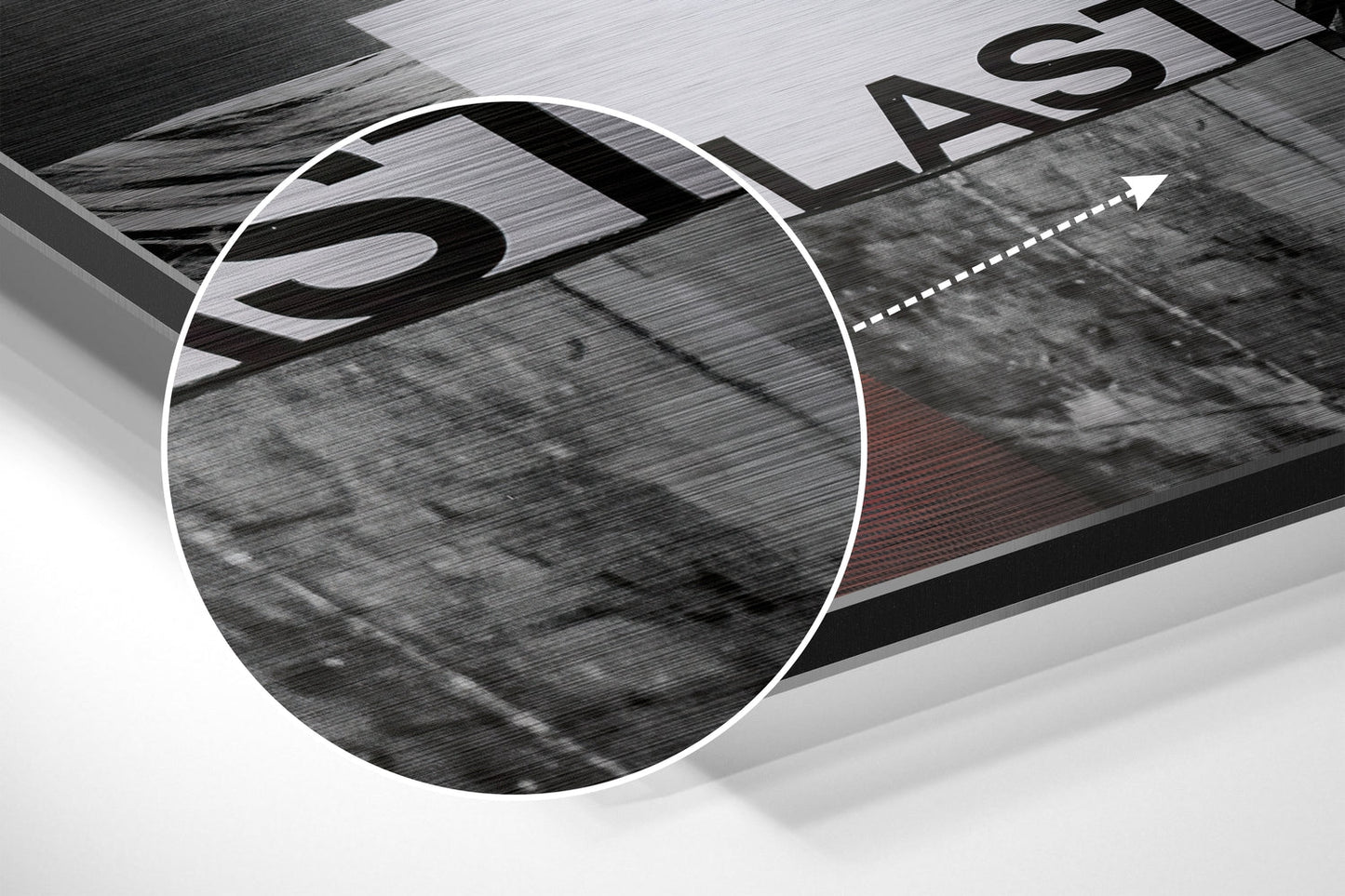 Patchwork Brushed Aluminium Dibond Wall Art