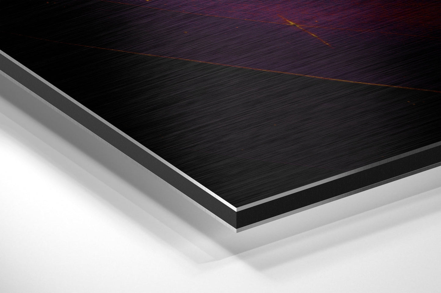 Leaf Brushed Aluminium Dibond Wall Art
