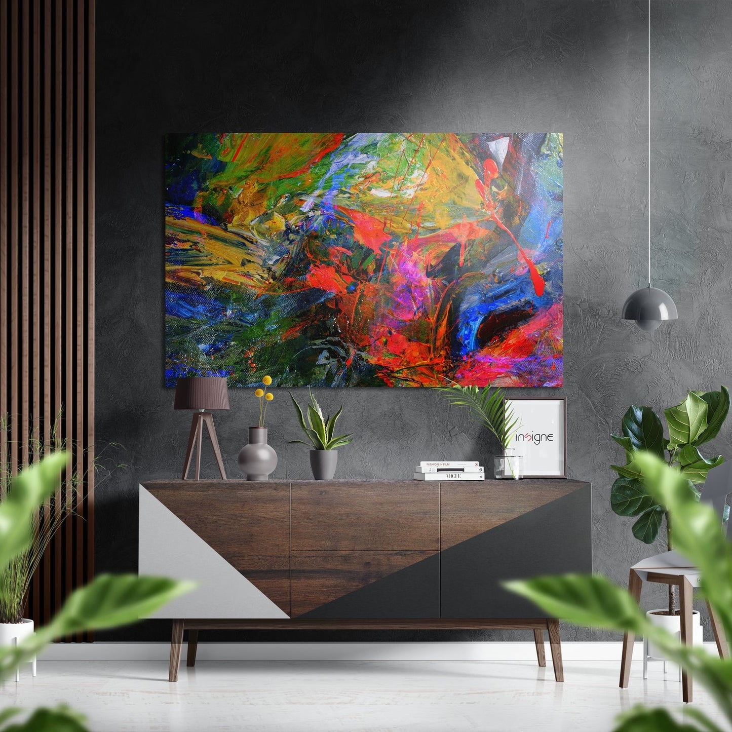Anarchy of Colors Brushed Aluminium Dibond Wall Art