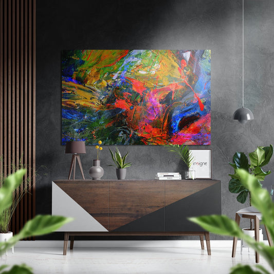 Anarchy of Colors Brushed Aluminium Dibond Wall Art