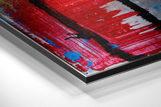 Shadow Flowers Brushed Aluminium Dibond Wall Art
