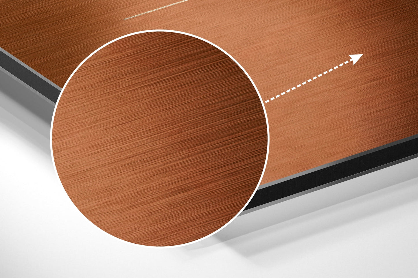 Moon Brushed Aluminium Dibond Wall Art