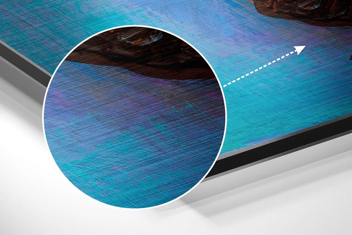Butterfly Brushed Aluminium Dibond Wall Art
