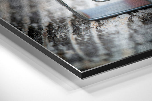 Love  Brushed Aluminium Dibond Wall Art