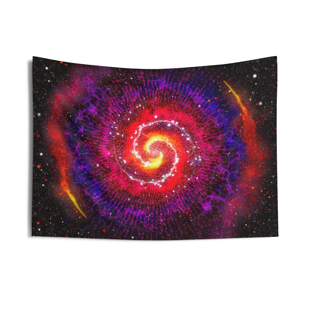 Inferno Vortex Galaxy Tapestry