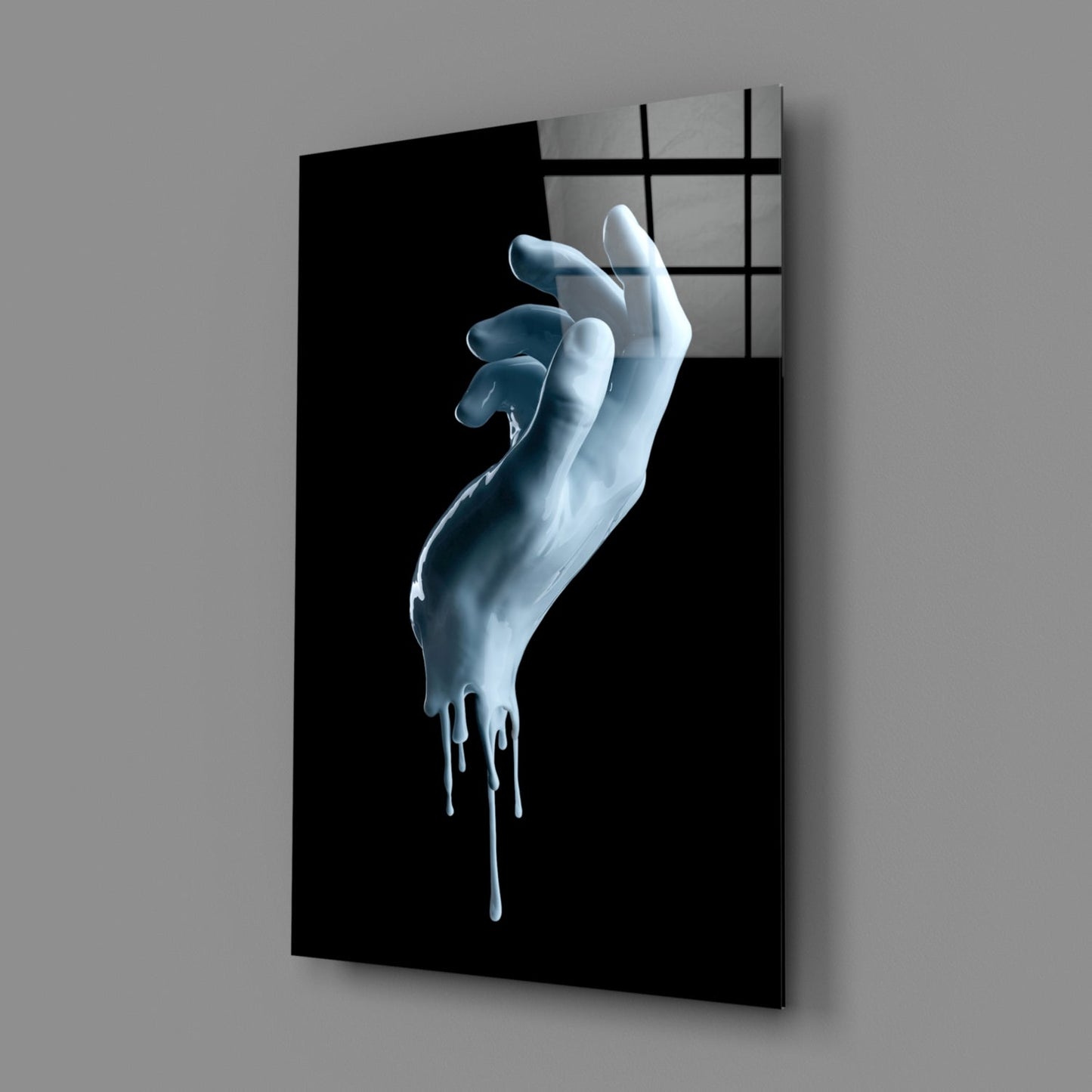 Hand Glass Wall Art