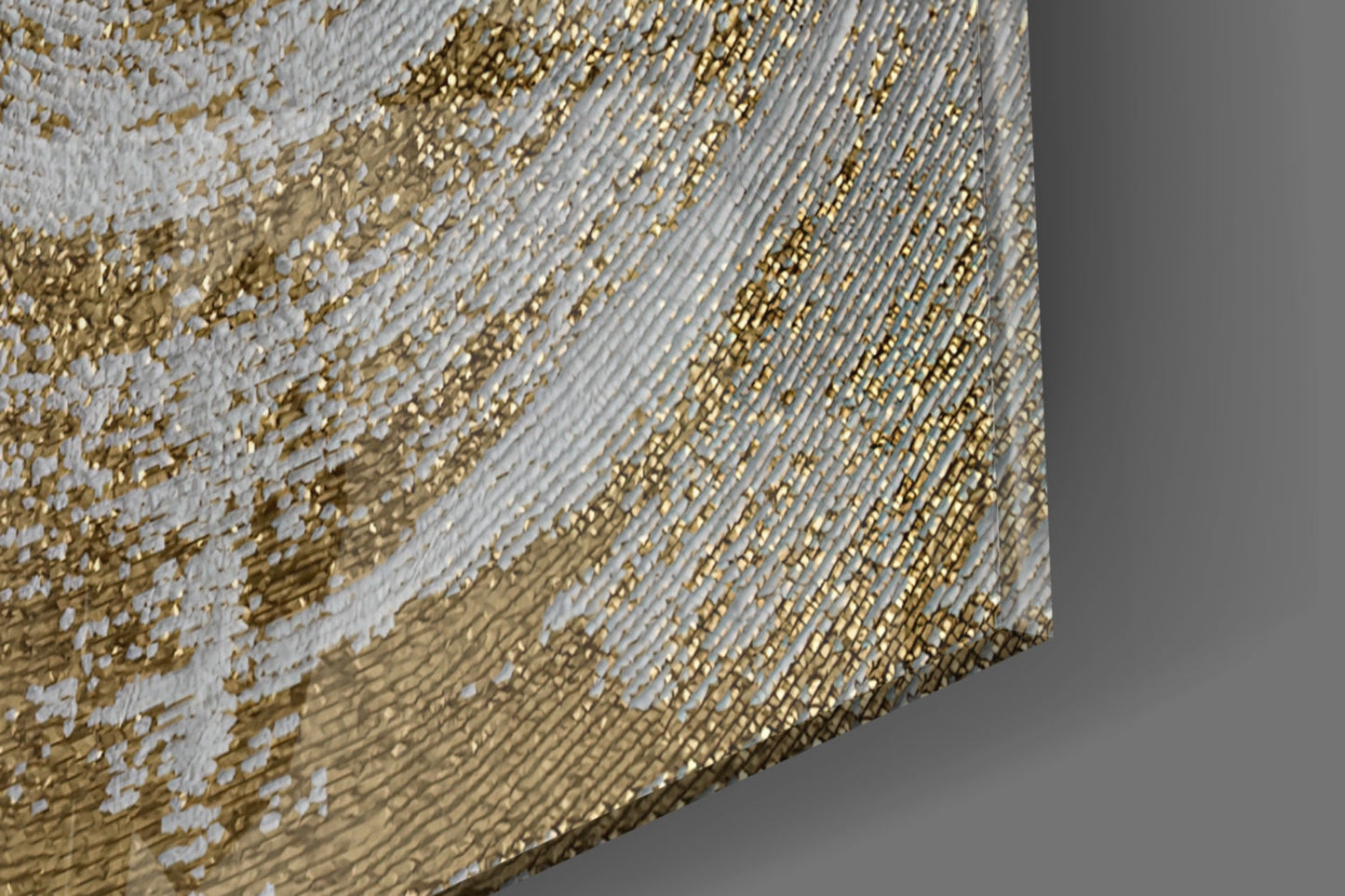 Abstract Loop Glass Wall Art