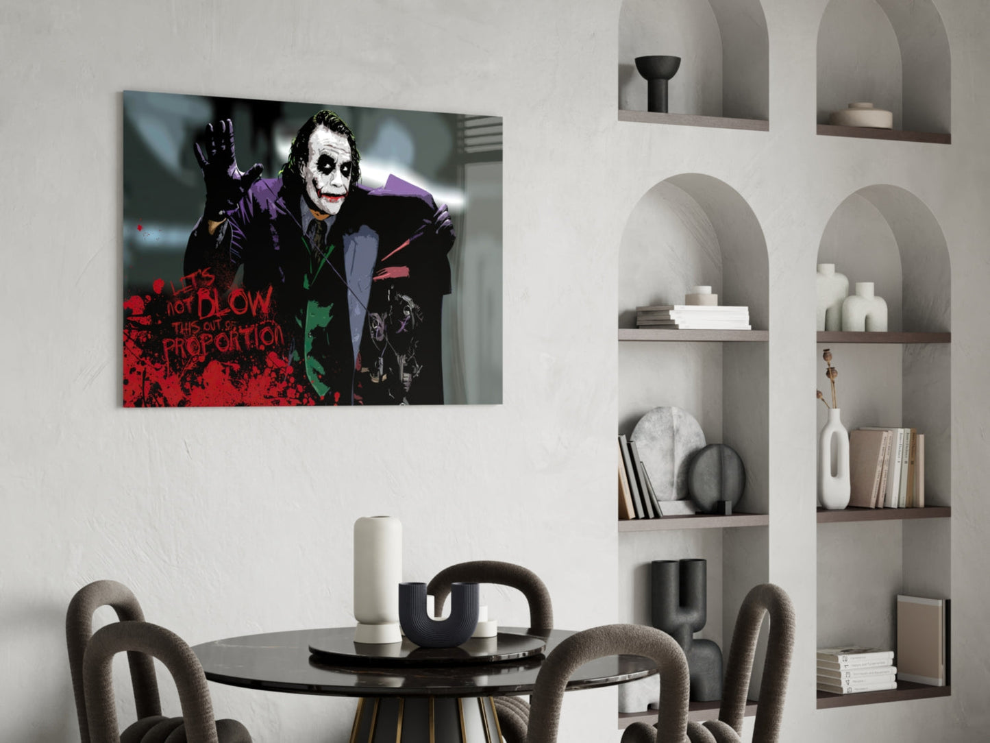 Joker Glass Art