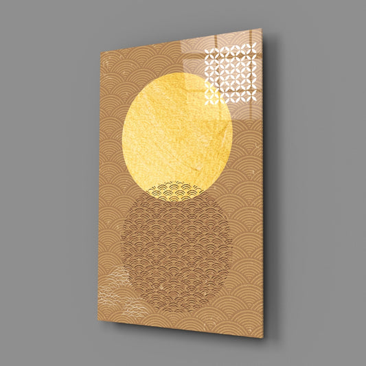 Shadow of the Sun  Glass Wall Art