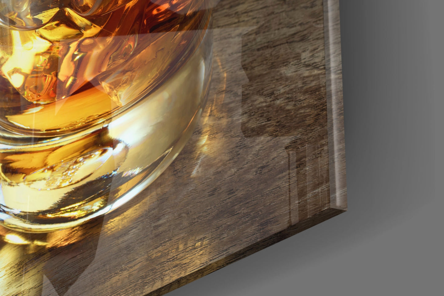 Whiskey Glass Wall Art