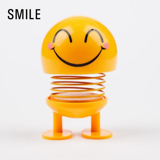 Car Ornaments Bobblehead Nod Dolls Cute Cartoon Funny Wobble Head Robot Lovely Car Dashboard Decoration Auto Facial Expression Shaking Head Toys Car Ornaments Bobblehead Nod Dolls Cute Cartoon Funny Wobble Head Robot Lovely Car Dashboard Decor