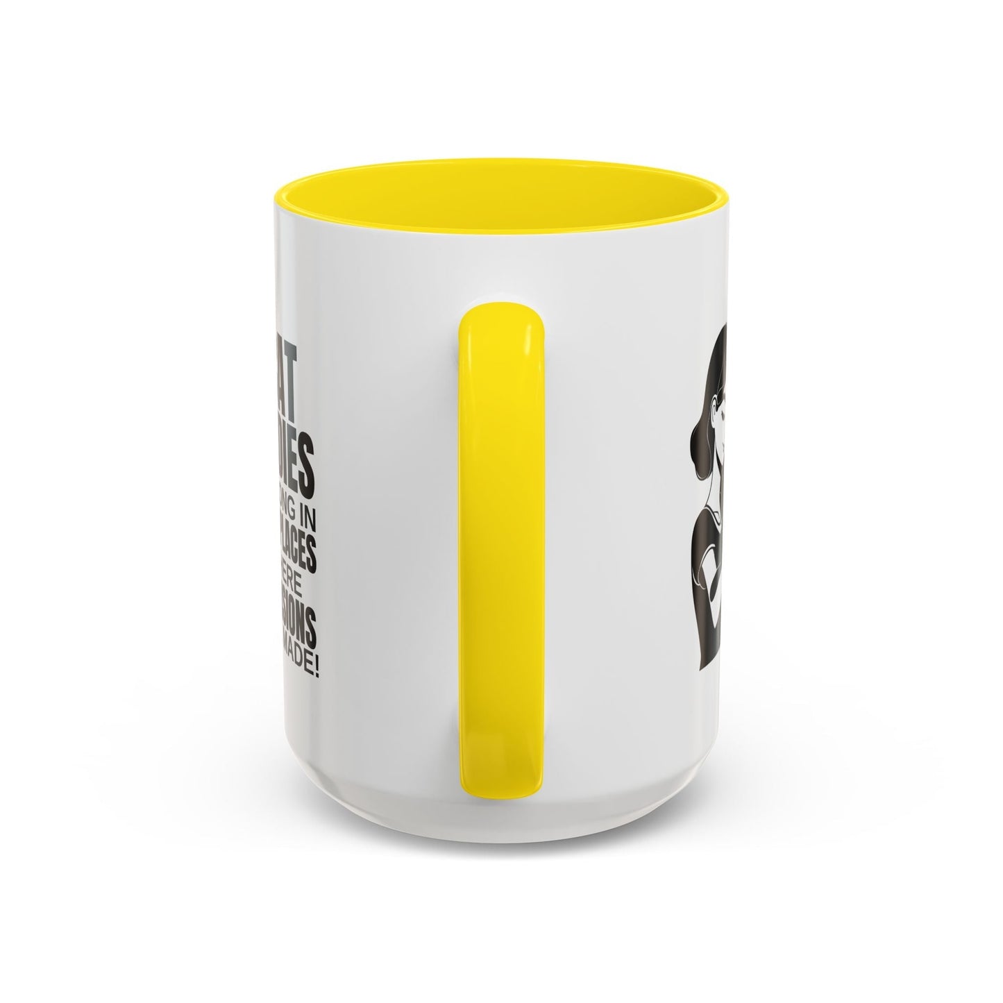 Cat Ladies Belong Accent Mug