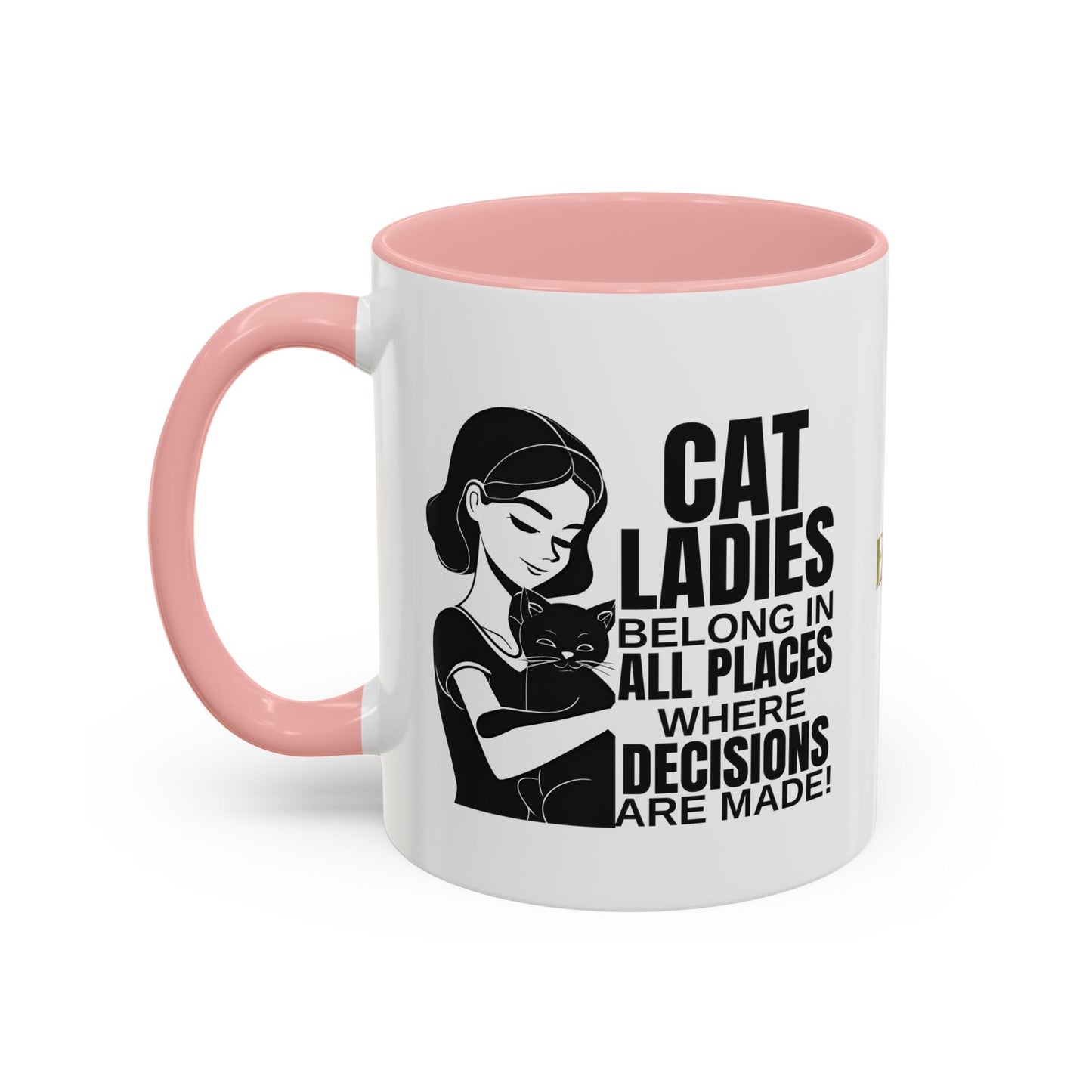 Cat Ladies Belong Accent Mug