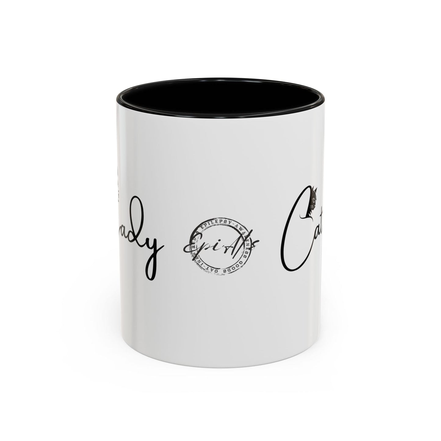 Cat Lady Accent Coffee Mug - Perfect Gift for Cat Lovers