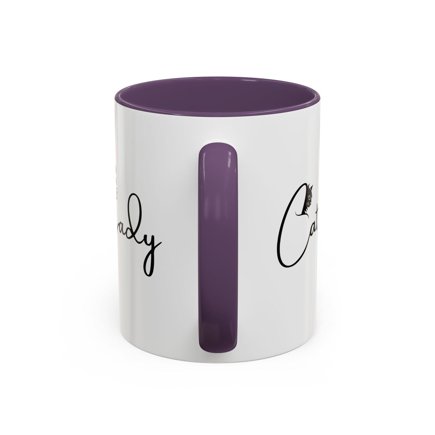 Cat Lady Accent Coffee Mug - Perfect Gift for Cat Lovers