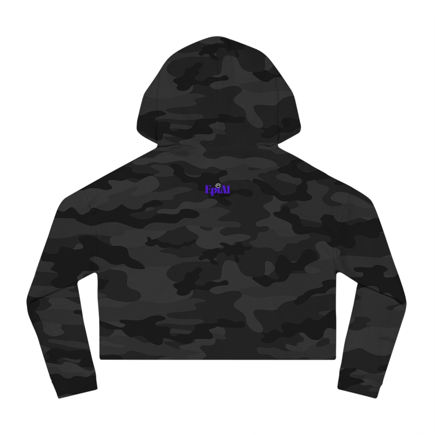 Cat Lady Cropped Hooded Sweatshirt