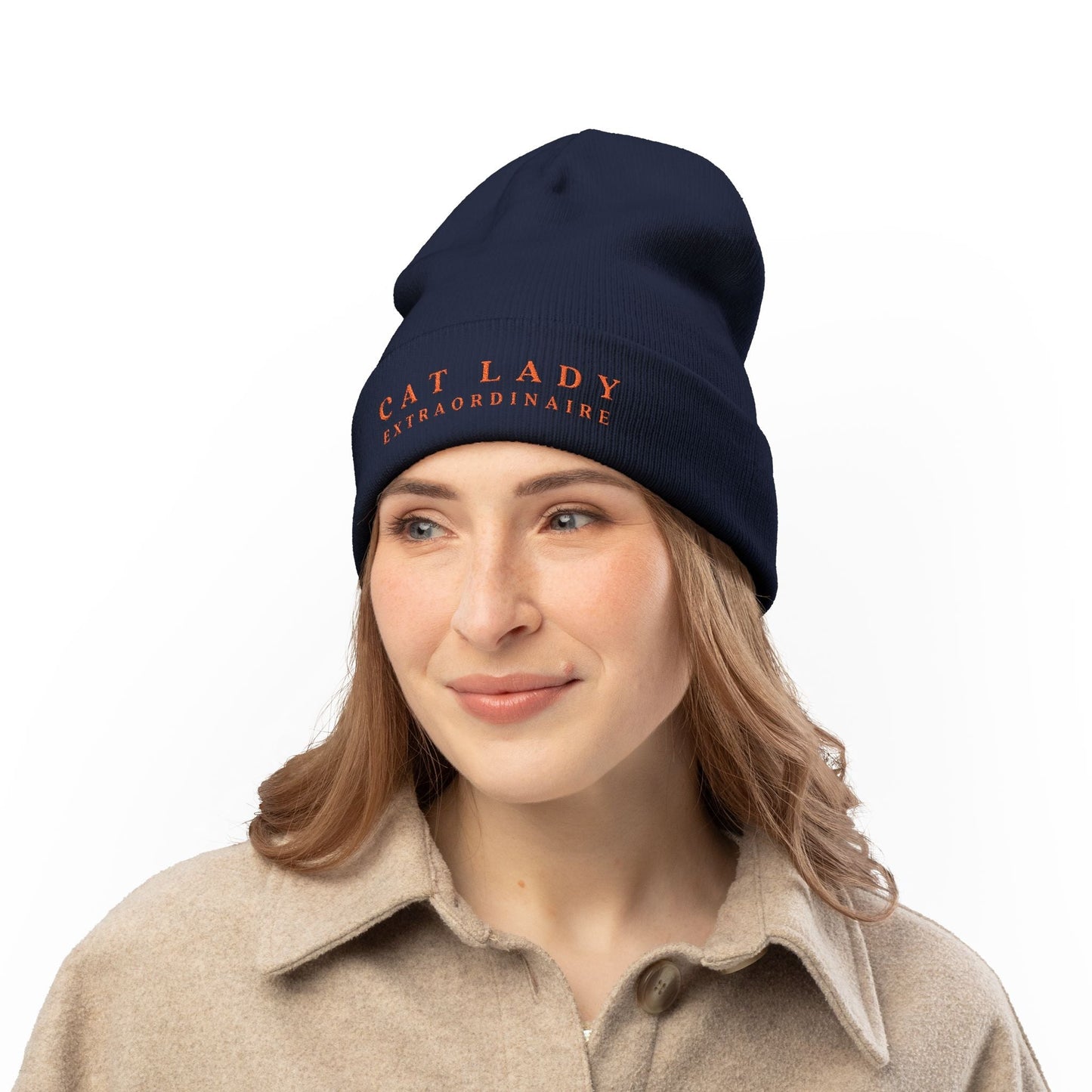 Cat Lady Extraordinaire Knit Beanie
