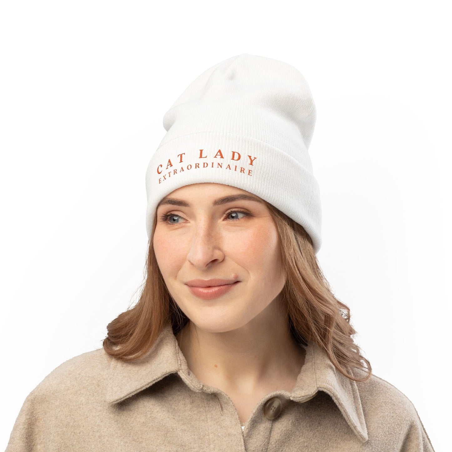 Cat Lady Extraordinaire Knit Beanie