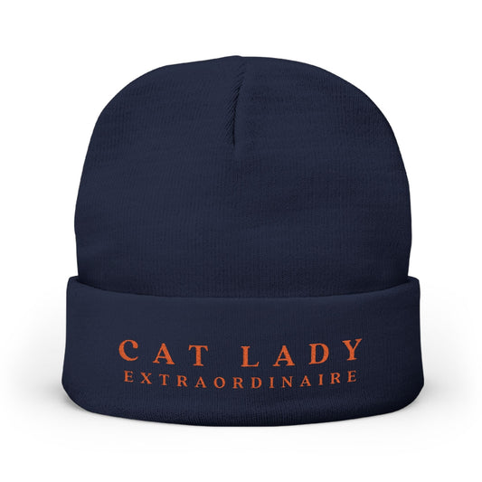Cat Lady Extraordinaire Knit Beanie