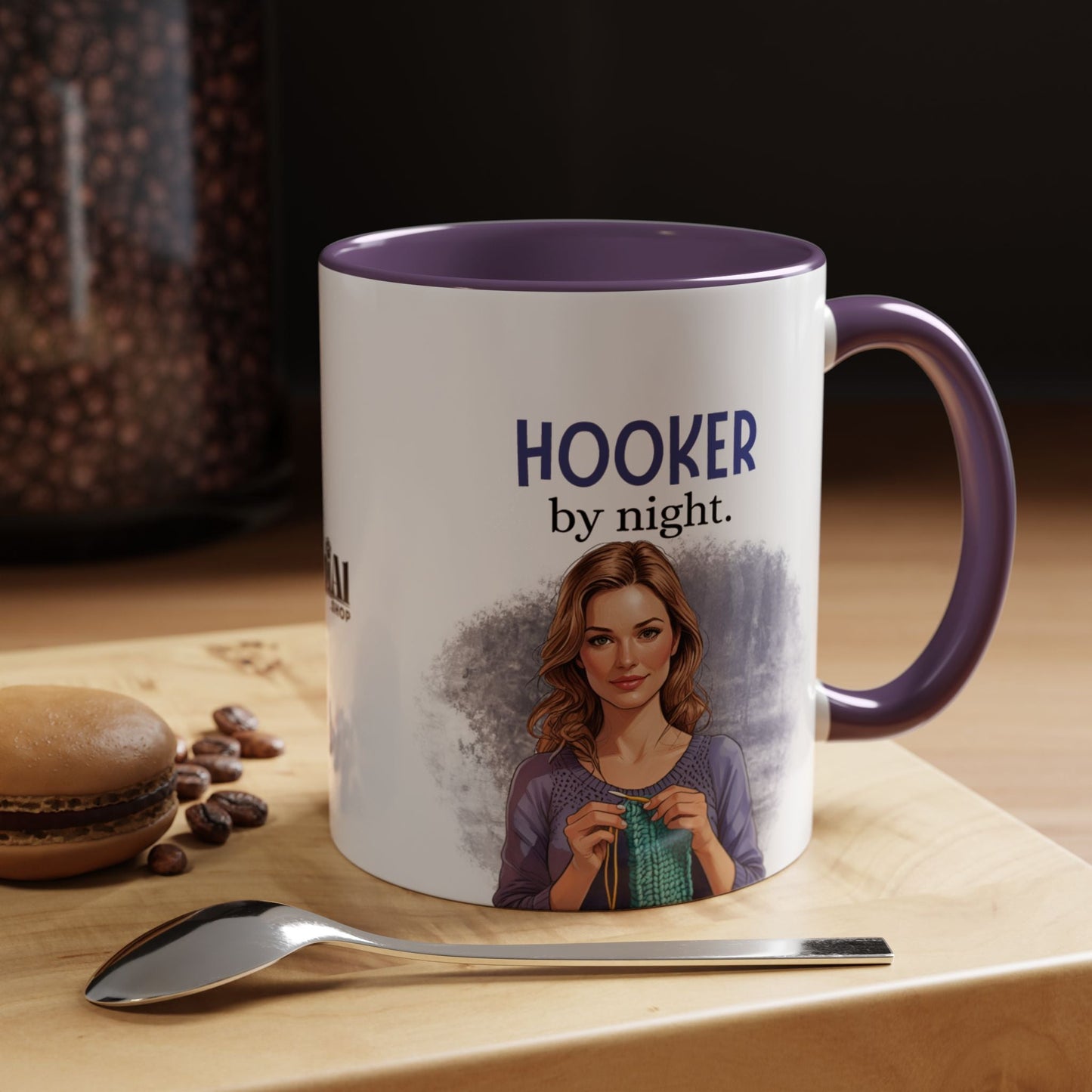 Cat Lady Hooker Funny Coffee Mug