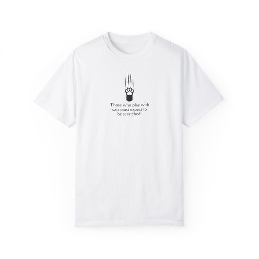 Cat Lover's Quote T-Shirt - Playful & Comfy Graphic Tee