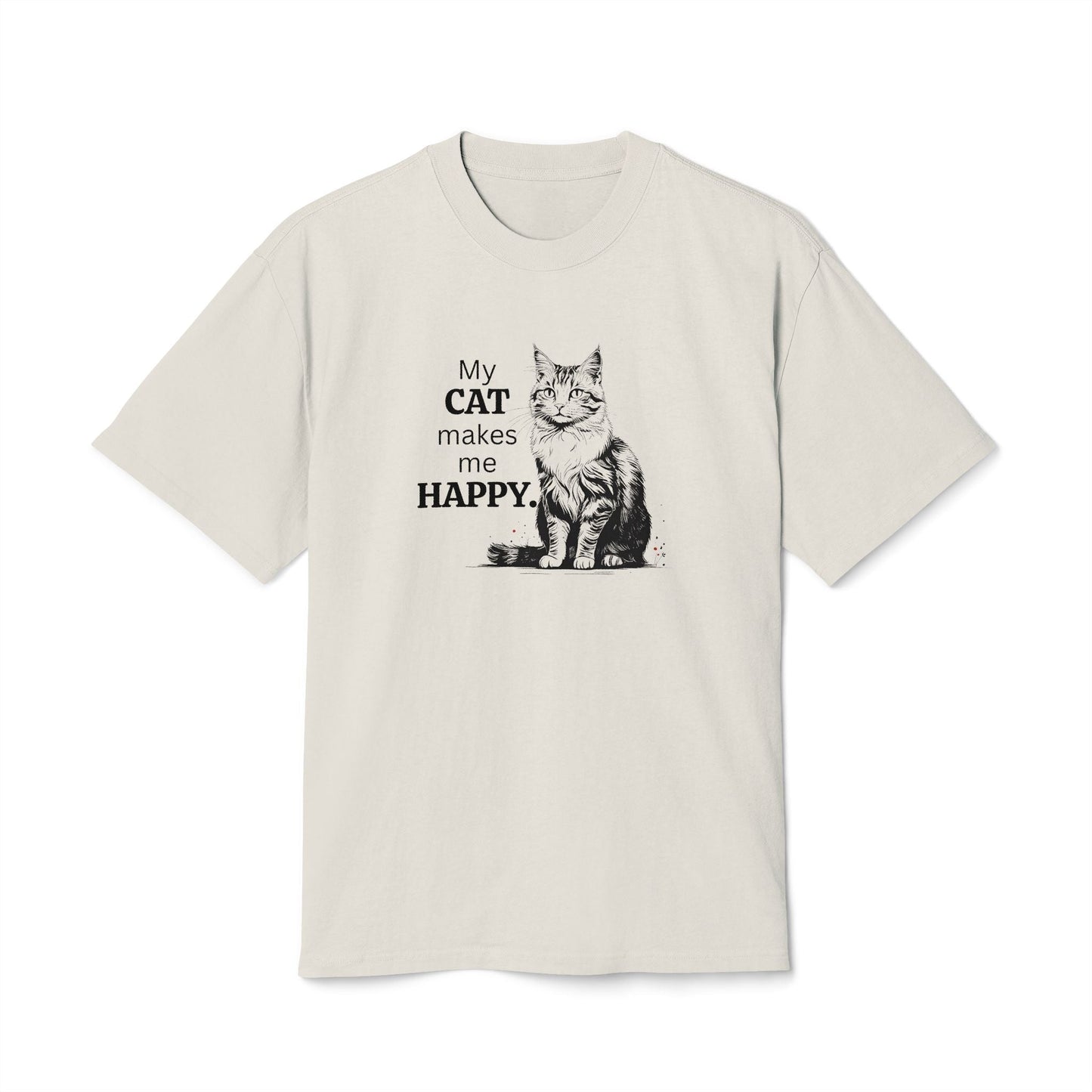 Cat Lover Unisex Heavy Faded Tee – Perfect for Every Cat Enthusiast