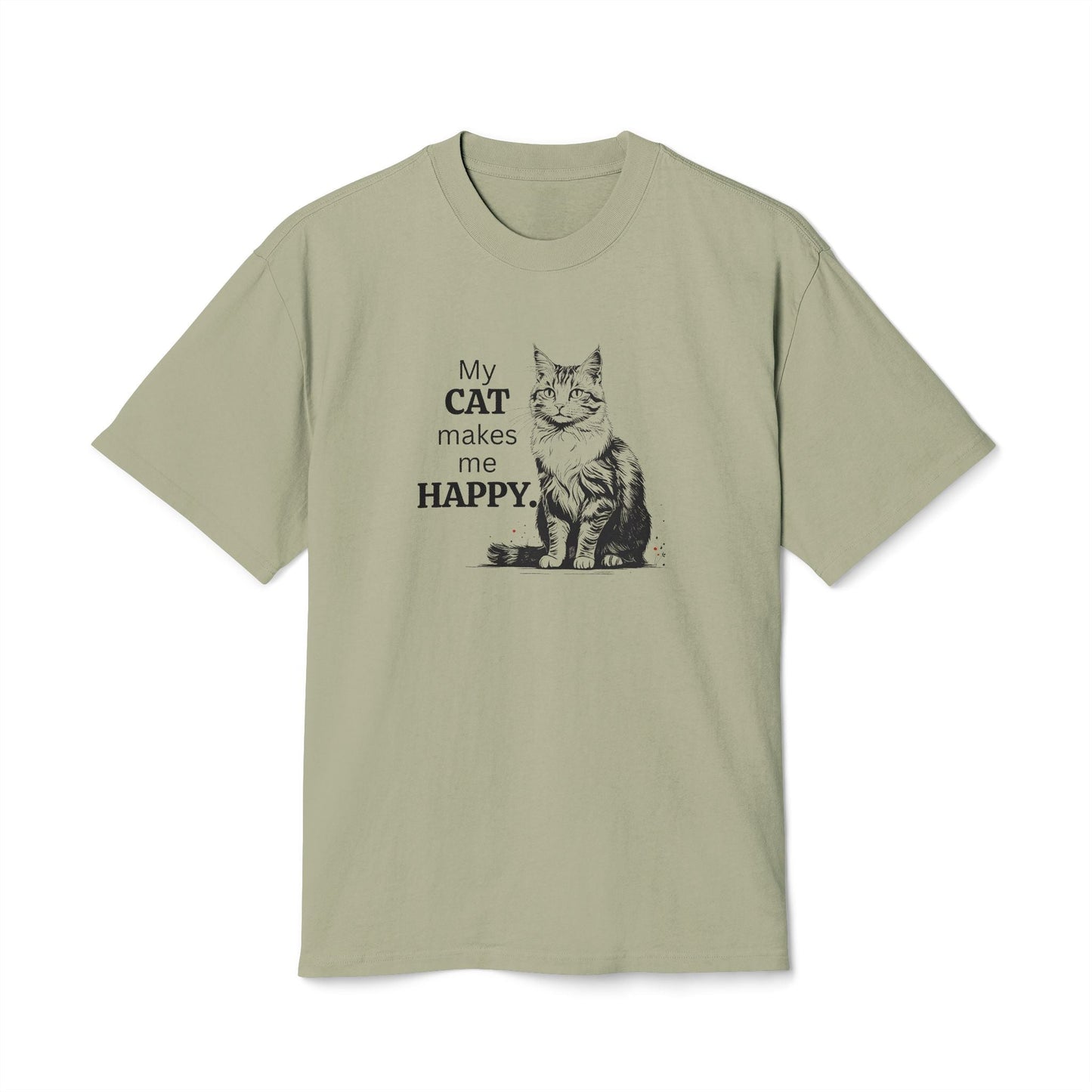 Cat Lover Unisex Heavy Faded Tee – Perfect for Every Cat Enthusiast