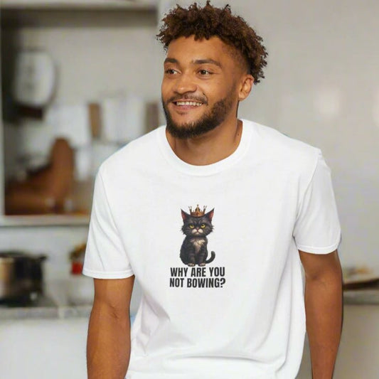 Cat Royalty Funny Unisex T-Shirt - Purrfect for Cat Lovers