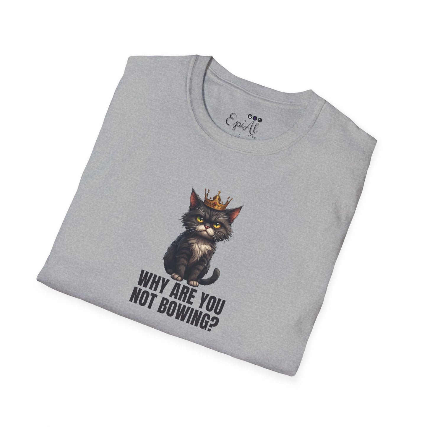 Cat Royalty Funny Unisex T-Shirt - Purrfect for Cat Lovers