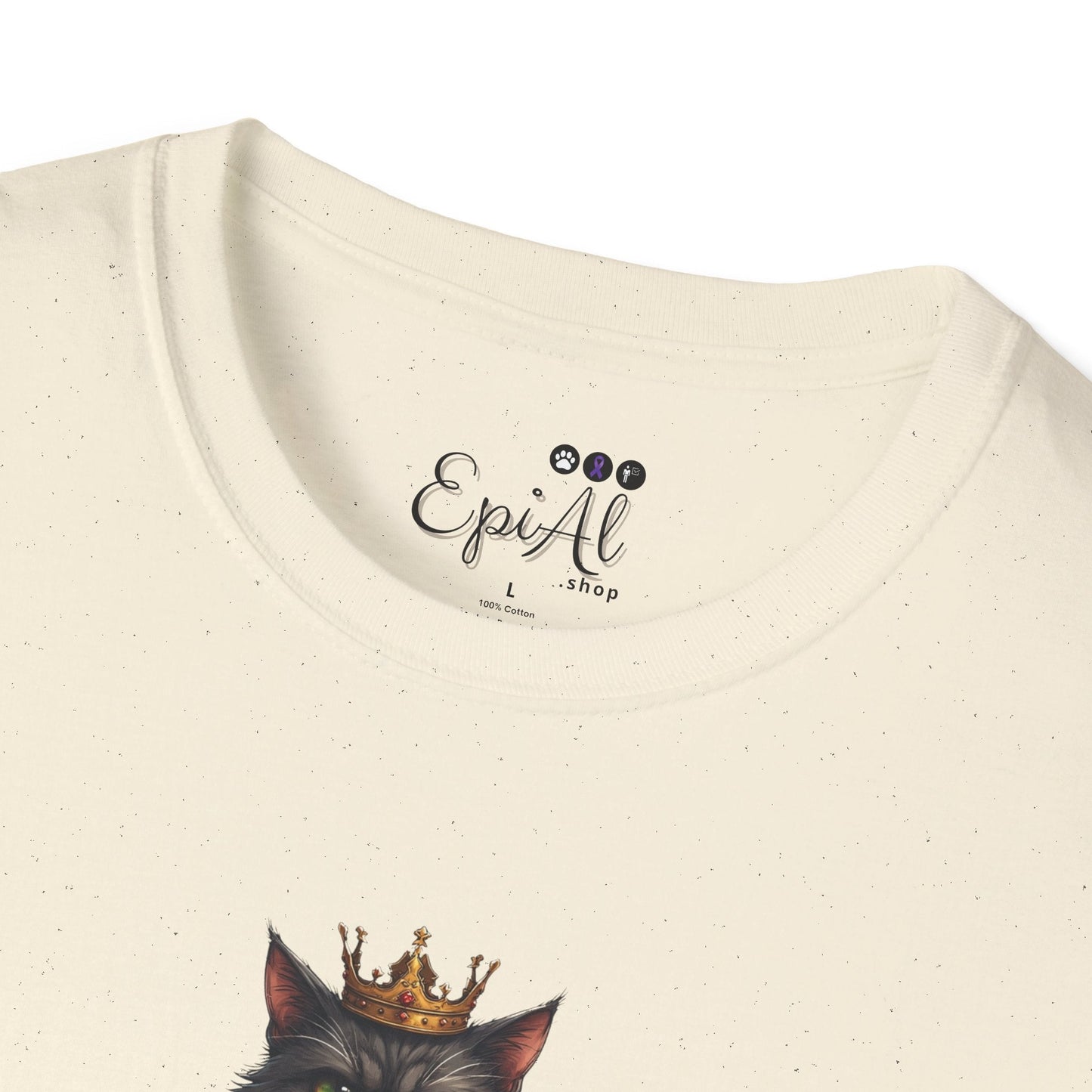 Cat Royalty Funny Unisex T-Shirt - Purrfect for Cat Lovers