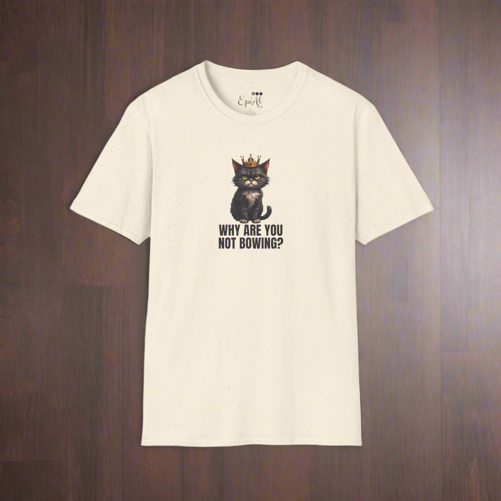 Cat Royalty Funny Unisex T-Shirt - Purrfect for Cat Lovers