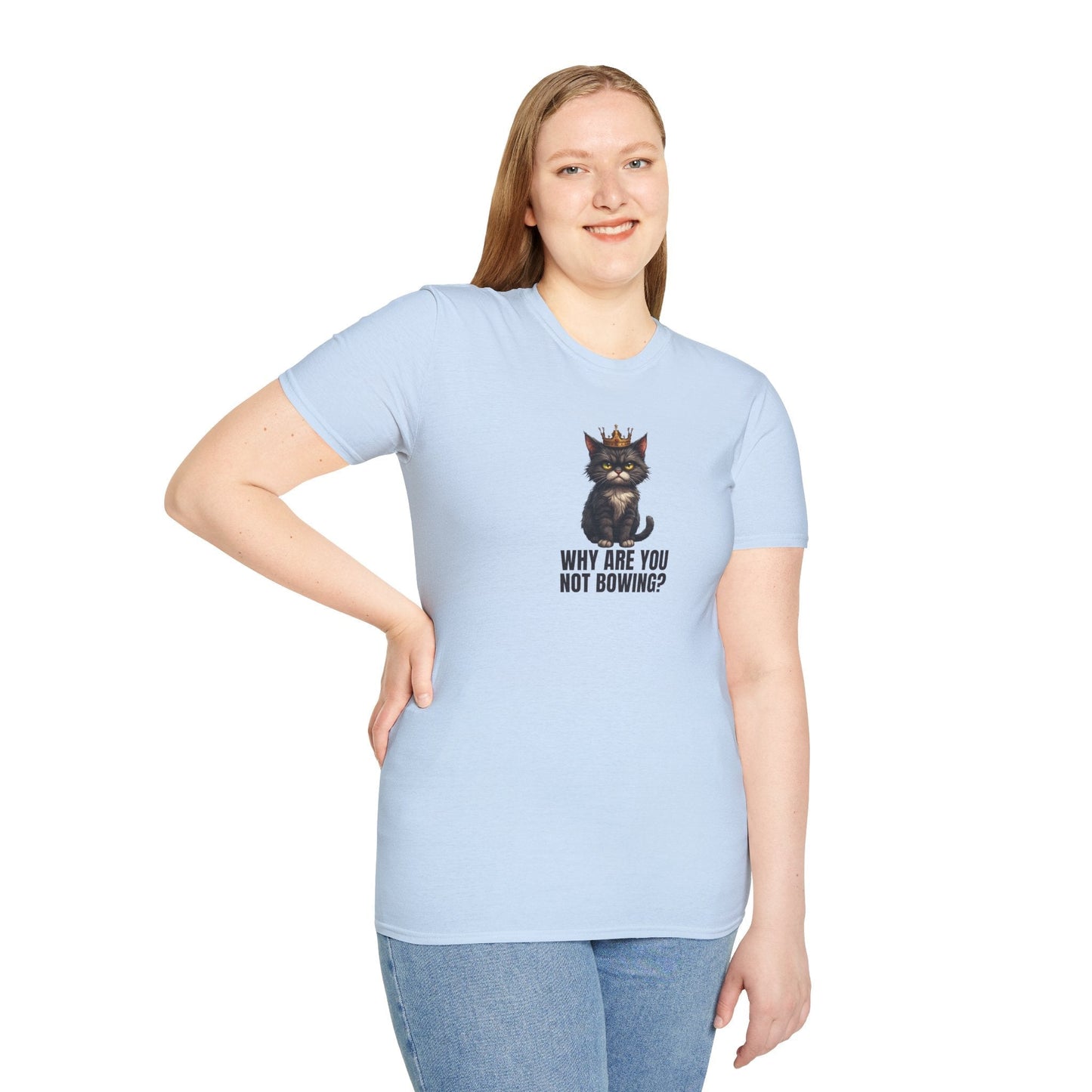 Cat Royalty Funny Unisex T-Shirt - Purrfect for Cat Lovers