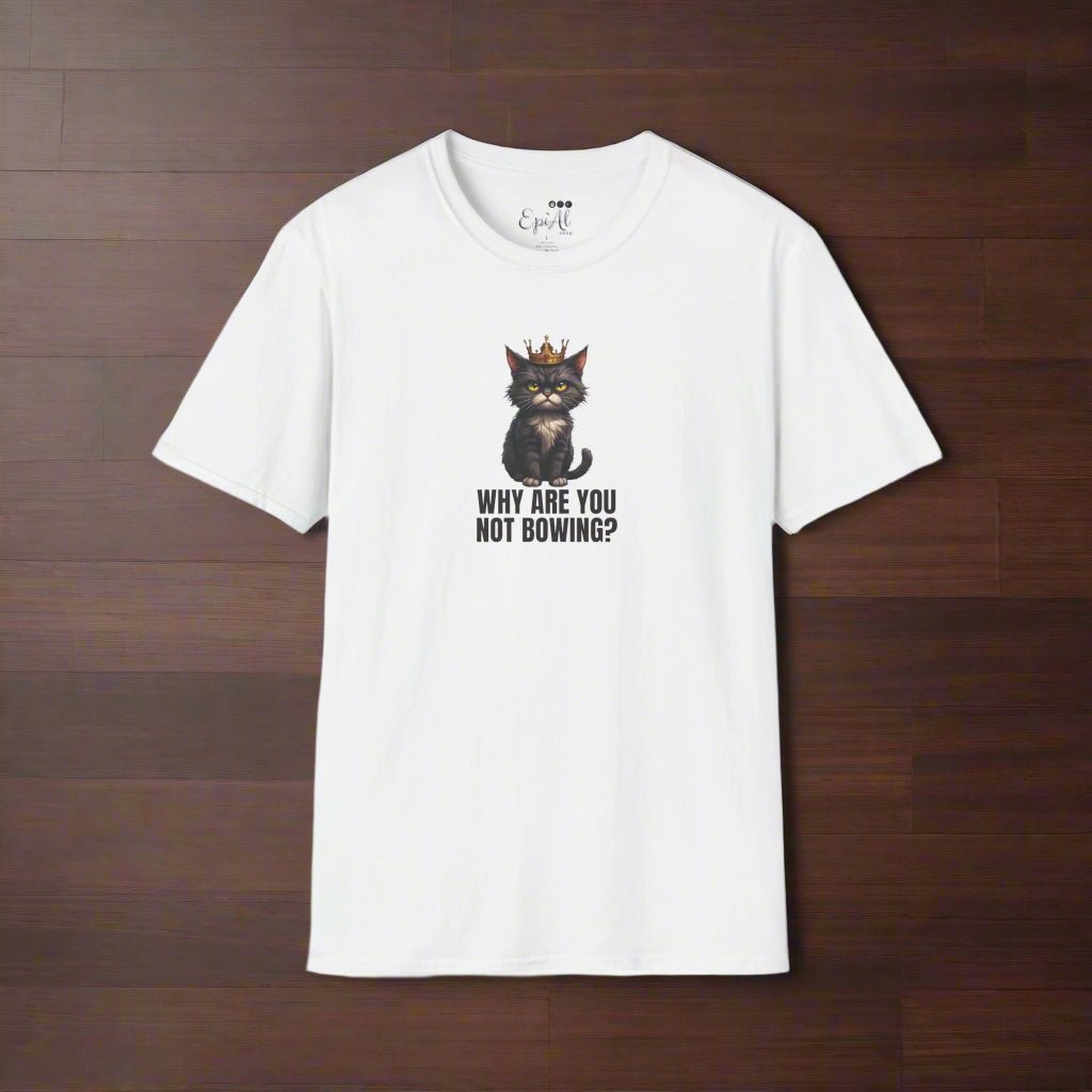 Cat Royalty Funny Unisex T-Shirt - Purrfect for Cat Lovers