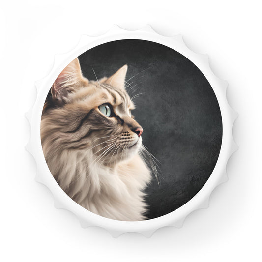 Cat-Themed Bottle Opener - Stylish Barware Gift for Pet Lovers