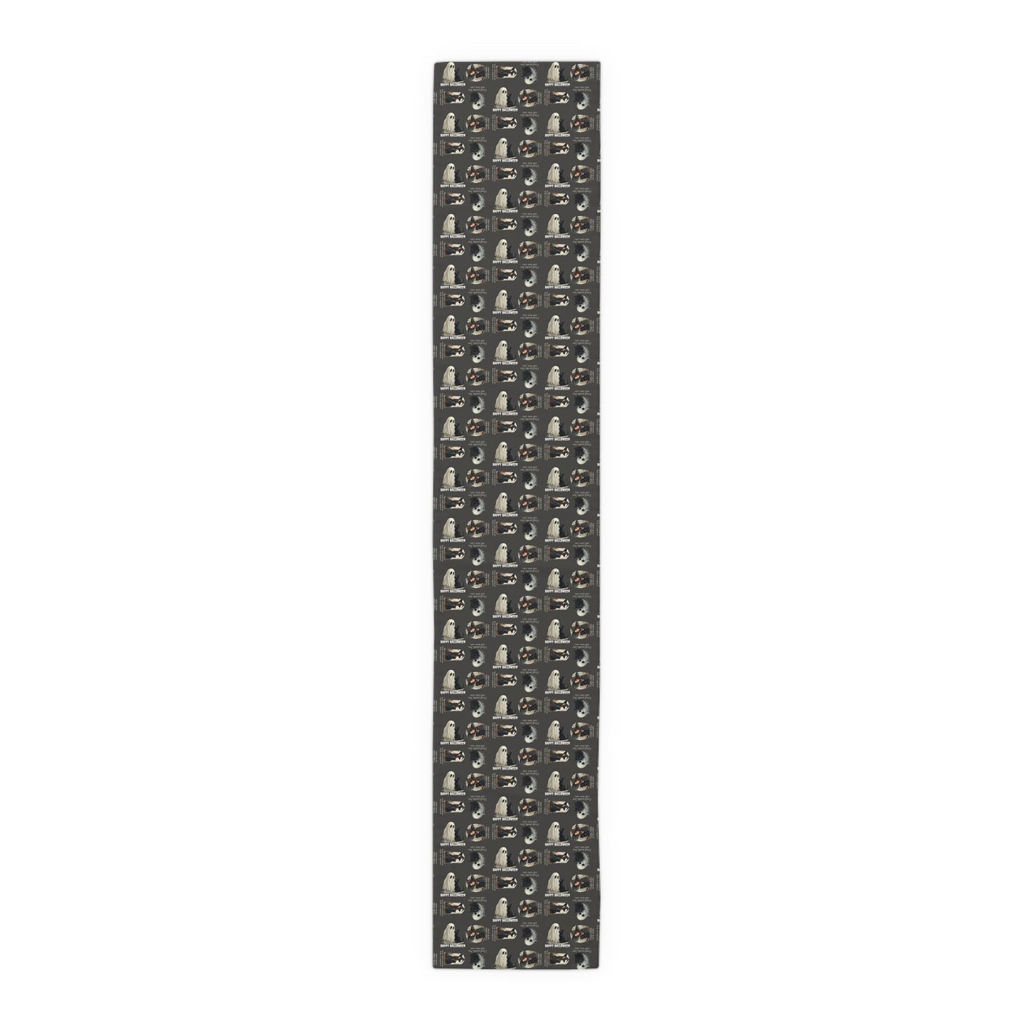 Cat Themed Halloween Table Runner for Festive Decoration