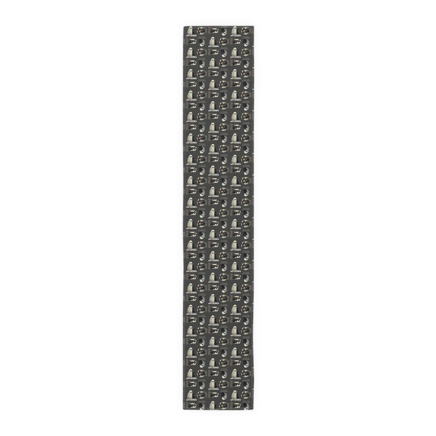Cat Themed Halloween Table Runner for Festive Decoration