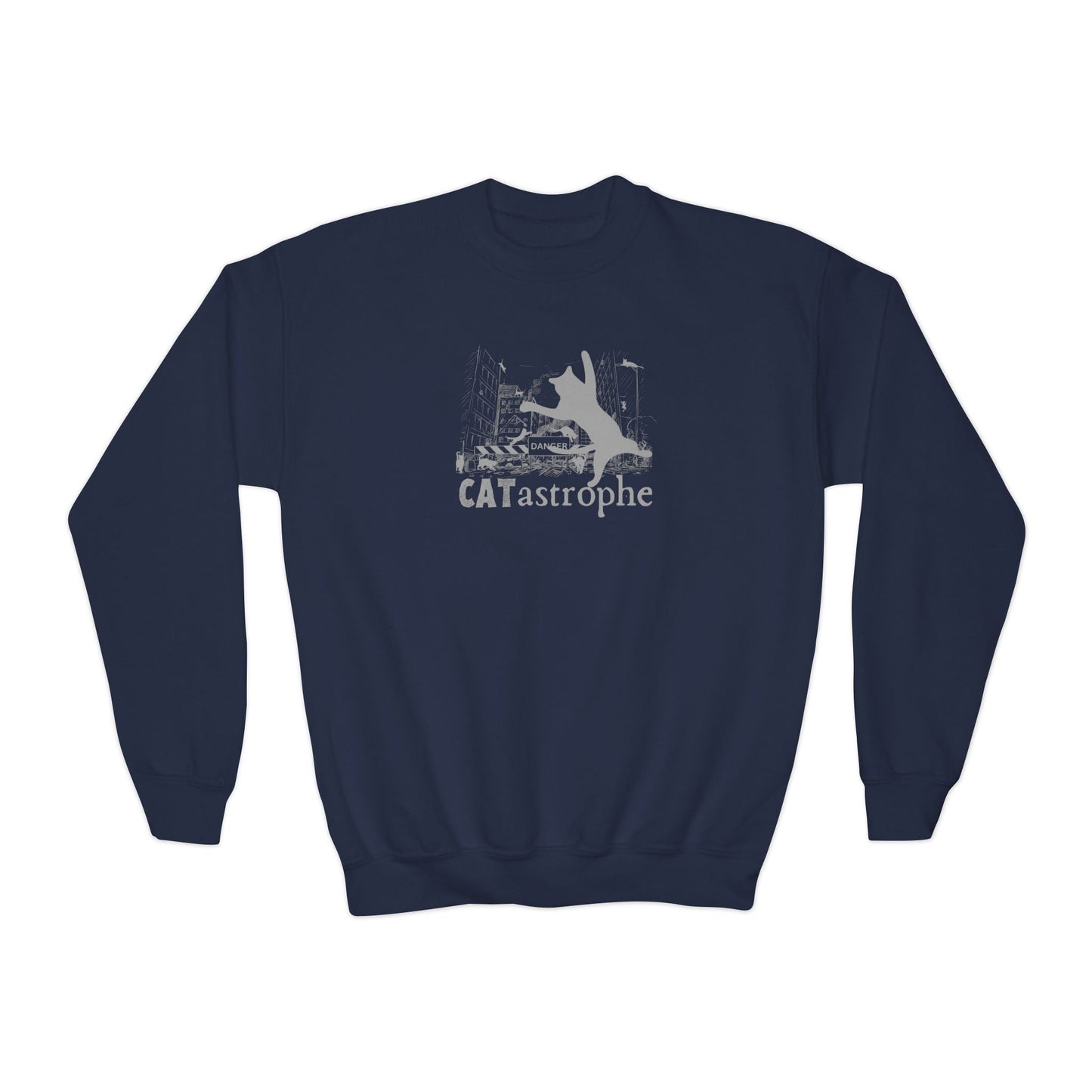 CATastrophe Youth Crewneck Sweatshirt