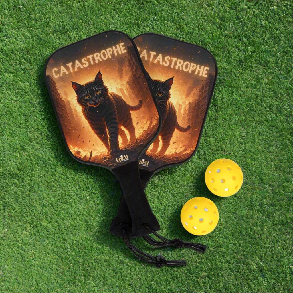CATastrophic Pickleball Kit - Ultimate Fun Sports Set for Active Play