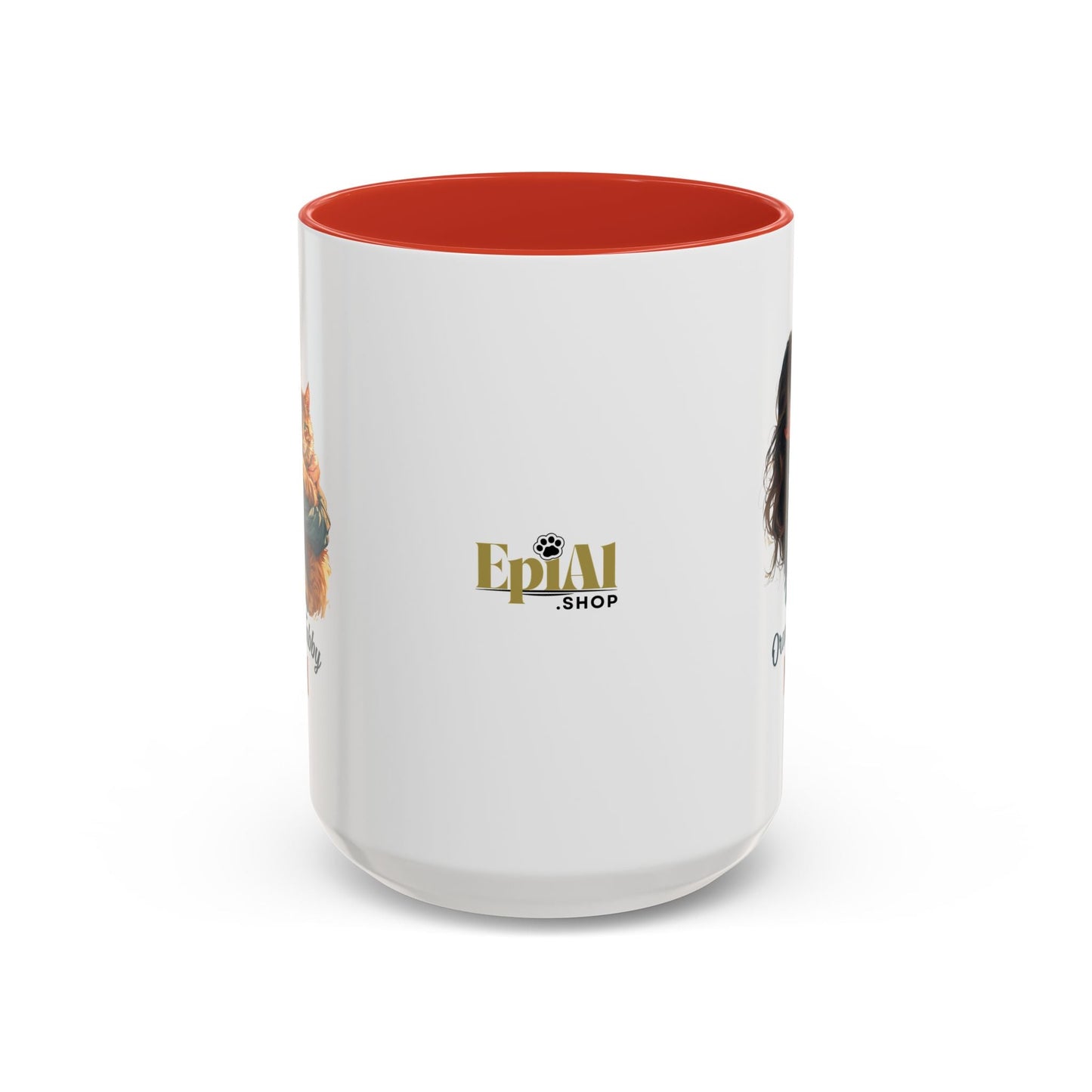 Charming Orange Tabby Mom Coffee Mug – Perfect Gift for Cat Lovers